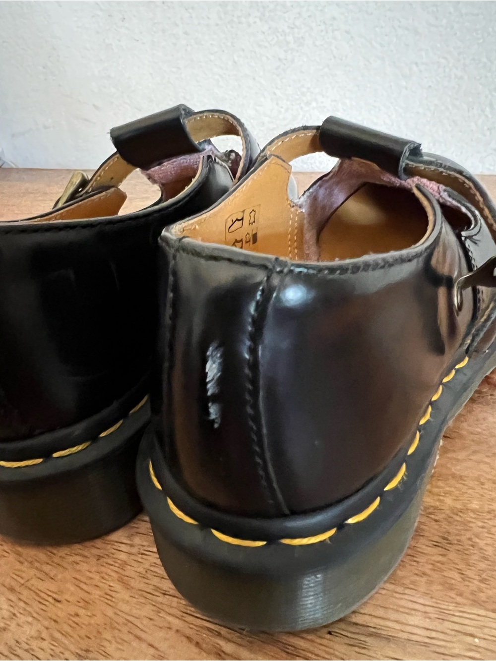 Dr. Martens Polley Womens Full Grain T Bar Mary Jane Size 6 - Picture 7 of 13